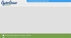 Desktop Screenshot of oystergrower.com